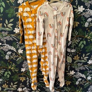 Hanna Andersson 2T Organic Cotton Footie Pajamas